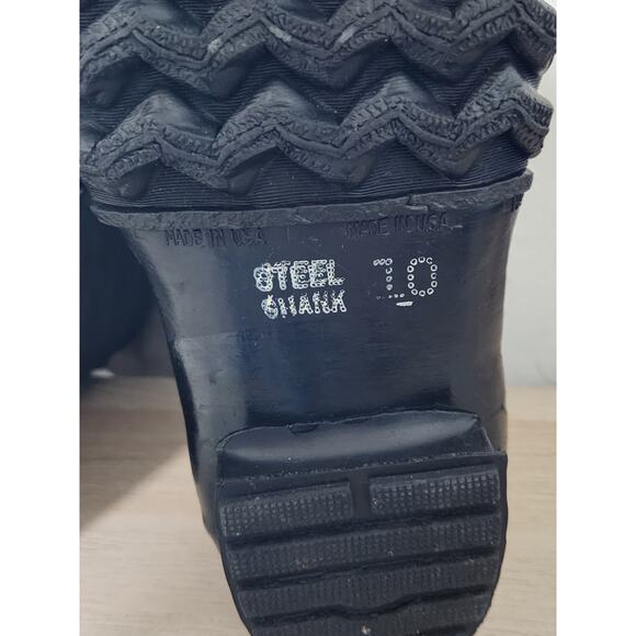 LaCrosse Outdoorsman Sz 10 Winter Wool Insulated Neoprene Boots STEEL TOE SHANK - Picture 11 of 13